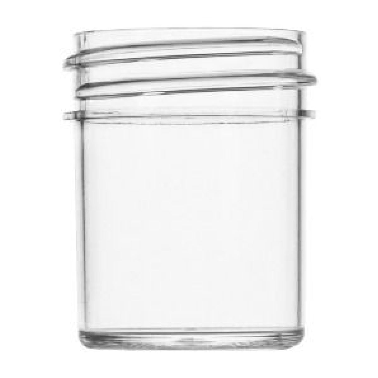 0.5 oz Single Wall Jar PS - Clear (33/400) - Plastic Jar | General Bottle Supply