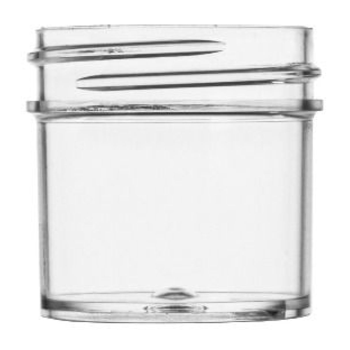 1 oz Single Wall Jar PS - Clear (43/400) - Plastic Jar | General Bottle Supply
