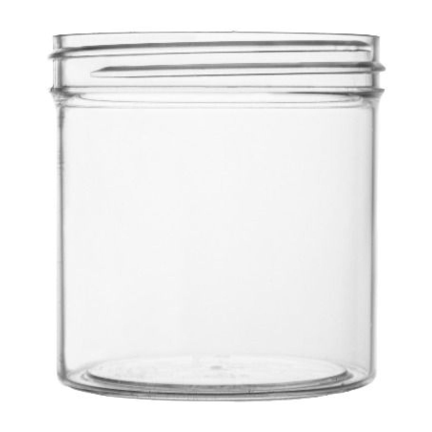 6 oz Single Wall Jar PS - Clear - Plastic Jar | General Bottle Supply