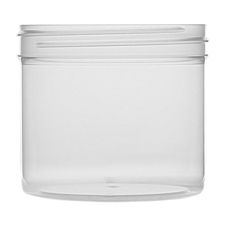 12 oz Single Wall Polypropylene - Natural - Plastic Jar | General Bottle Supply