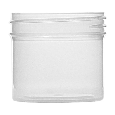 2 oz Single Wall Polypropylene - Natural (48/400) - Plastic Jar | General Bottle Supply