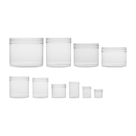 0.25 oz Single Wall Polypropylene - Natural - Plastic Jar | General Bottle Supply
