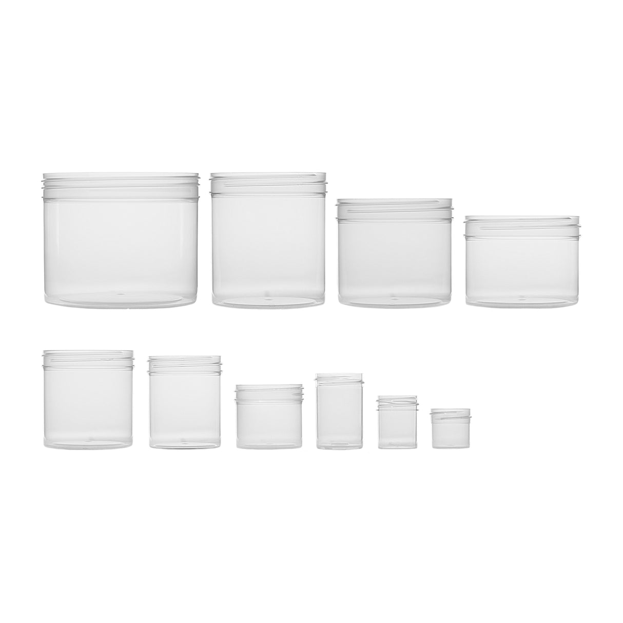 16 oz Single Wall Polypropylene - Natural - Plastic Jar | General Bottle Supply