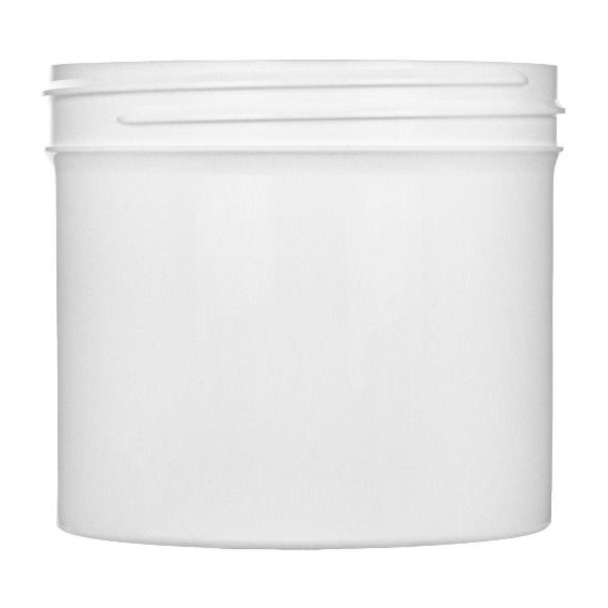 12 oz Single Wall Polypropylene - White - Plastic Jar | General Bottle Supply
