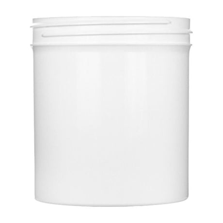 16 oz Single Wall Polypropylene - White - Plastic Jar | General Bottle Supply