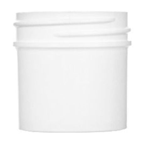 1 oz Single Wall Polypropylene - White (43/400) - Plastic Jar | General Bottle Supply