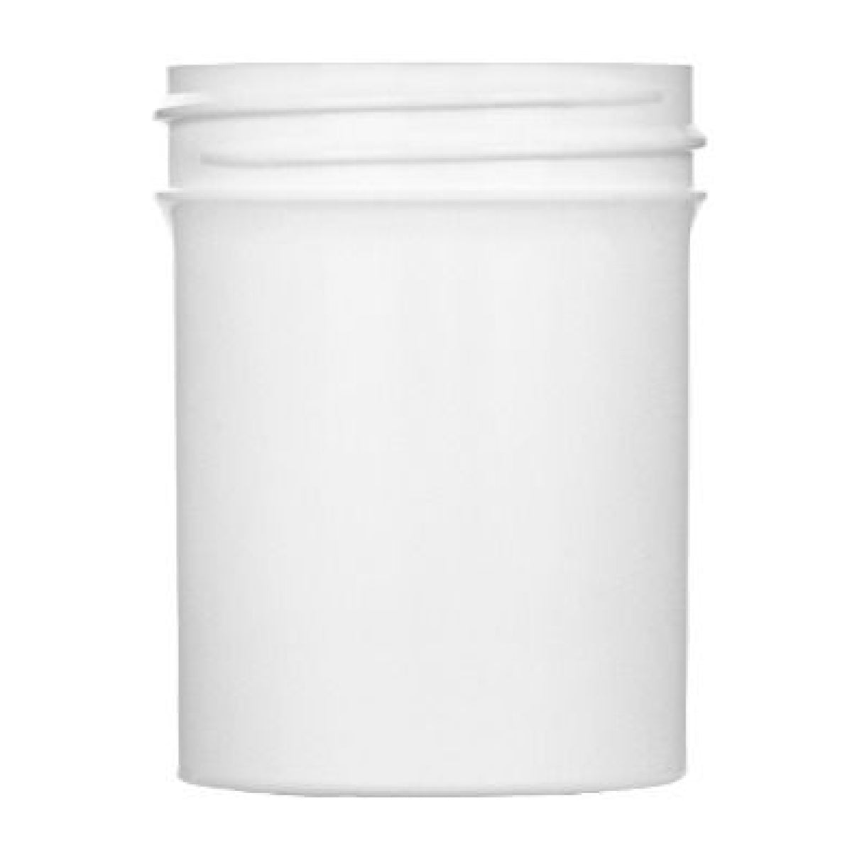 2 oz Single Wall Polypropylene - White (48/400) - Plastic Jar | General Bottle Supply