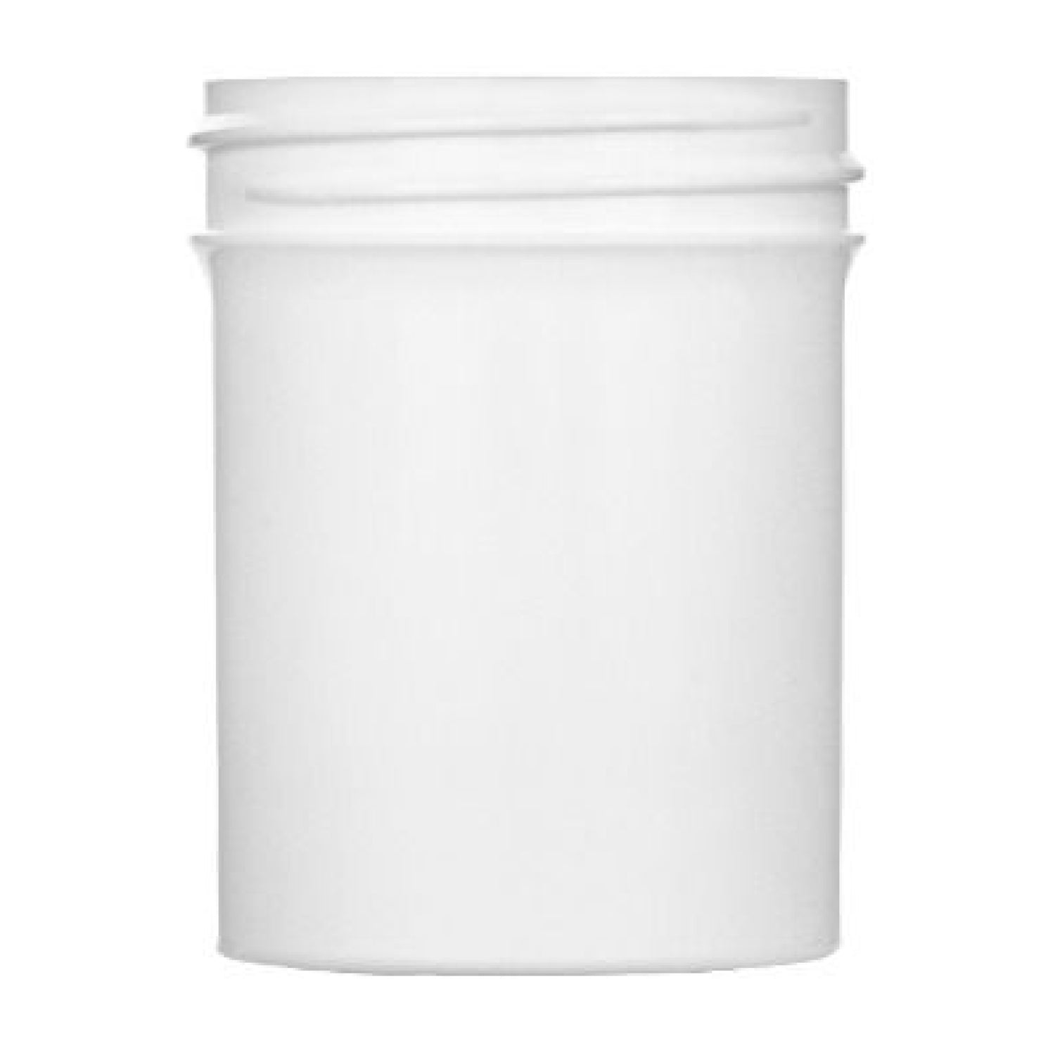 2 oz Single Wall Polypropylene - White (48/400) - Plastic Jar | General Bottle Supply