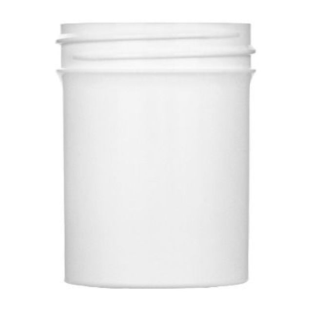 2 oz Single Wall Polypropylene - White (48/400) - Plastic Jar | General Bottle Supply