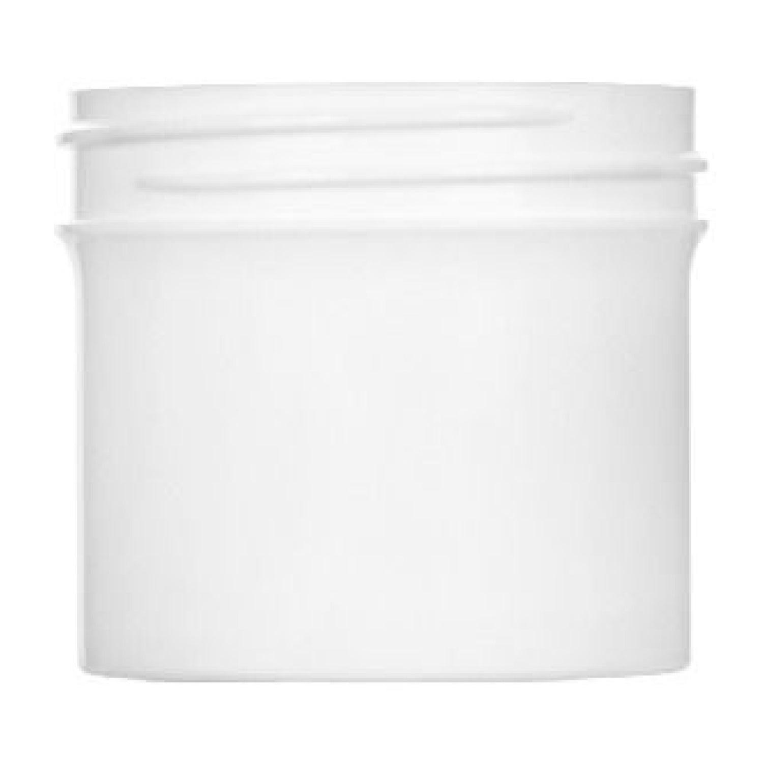 2 oz Single Wall Polypropylene - White (53/400) - Plastic Jar | General Bottle Supply