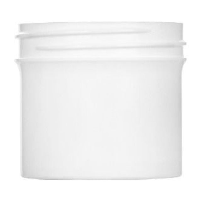 2 oz Single Wall Polypropylene - White (53/400) - Plastic Jar | General Bottle Supply