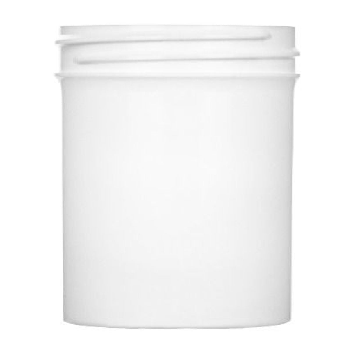 4 oz Single Wall Polypropylene - White (58/400) - Plastic Jar | General Bottle Supply