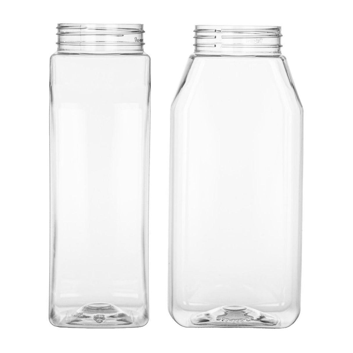 32 oz Spice Oblong PET - Clear - Plastic Jar | General Bottle Supply