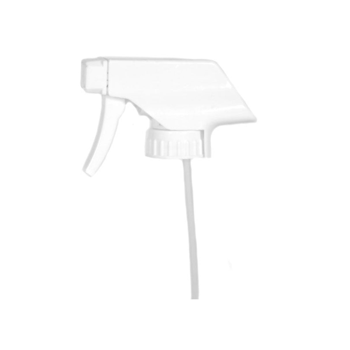 Square Head Trigger Sprayer - White (28/400) - Dispensing Caps | General Bottle Supply