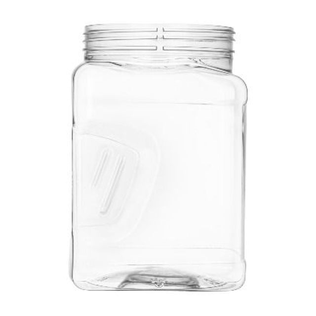 16 oz Square PET Jars - Clear - Plastic Jar | General Bottle Supply