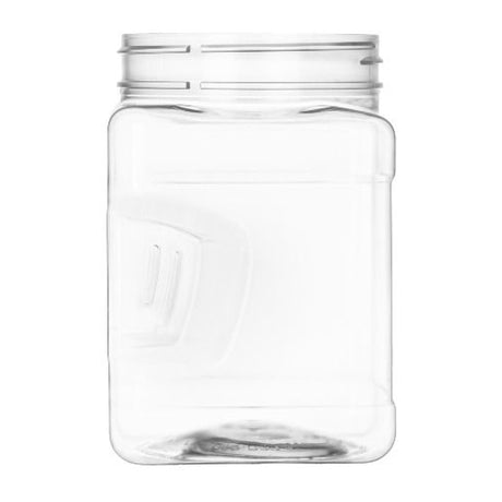 32 oz Square PET Jars - Clear - Plastic Jar | General Bottle Supply