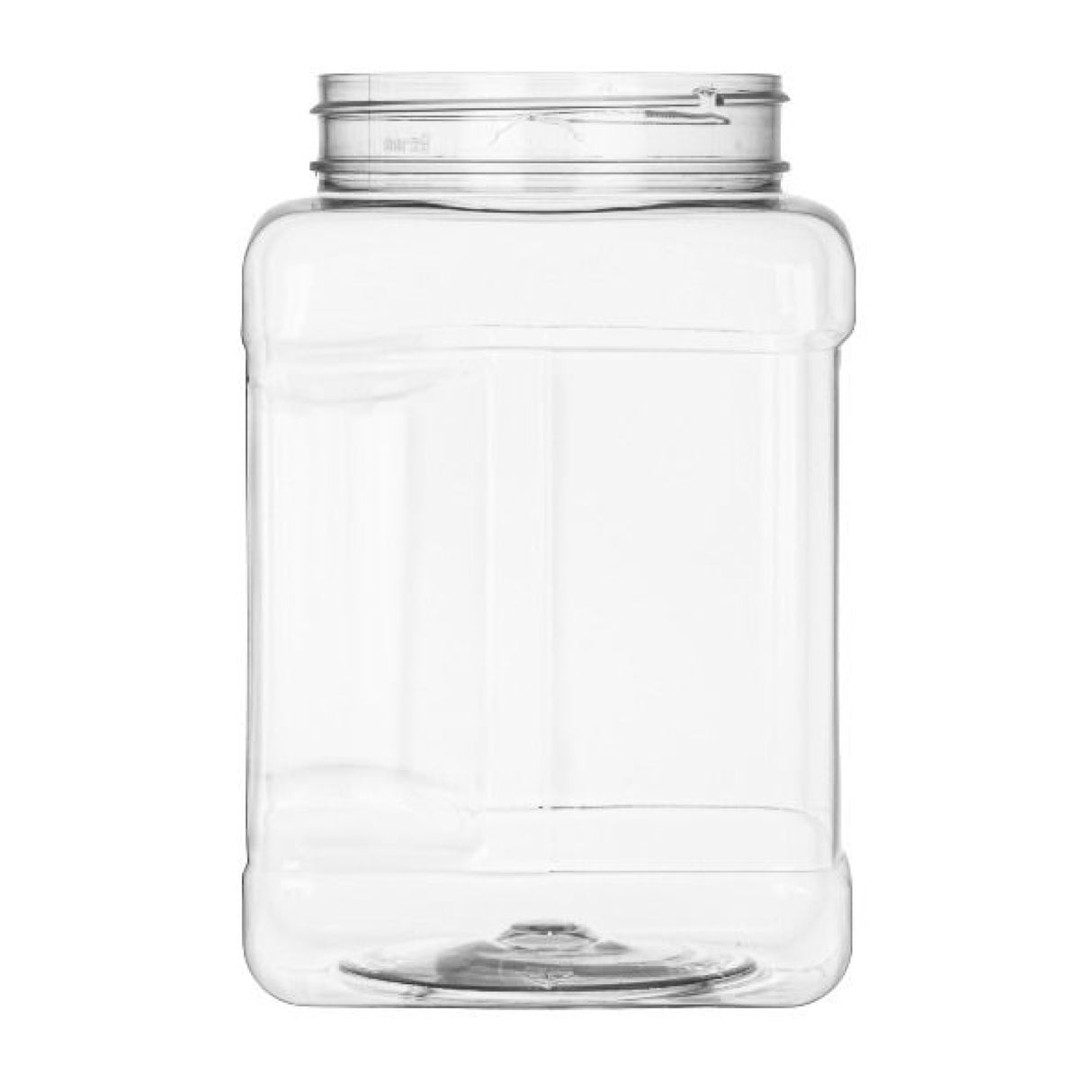 48 oz Square PET Jars - Clear - Plastic Jar | General Bottle Supply