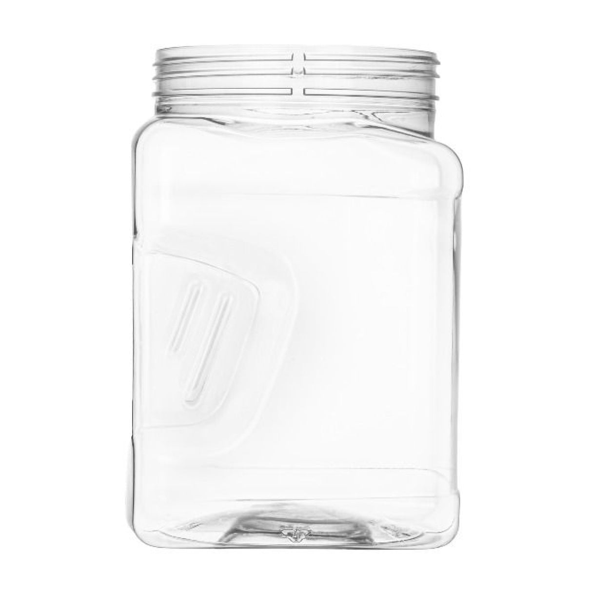 64 oz Square PET Jars - Clear - Plastic Jar | General Bottle Supply