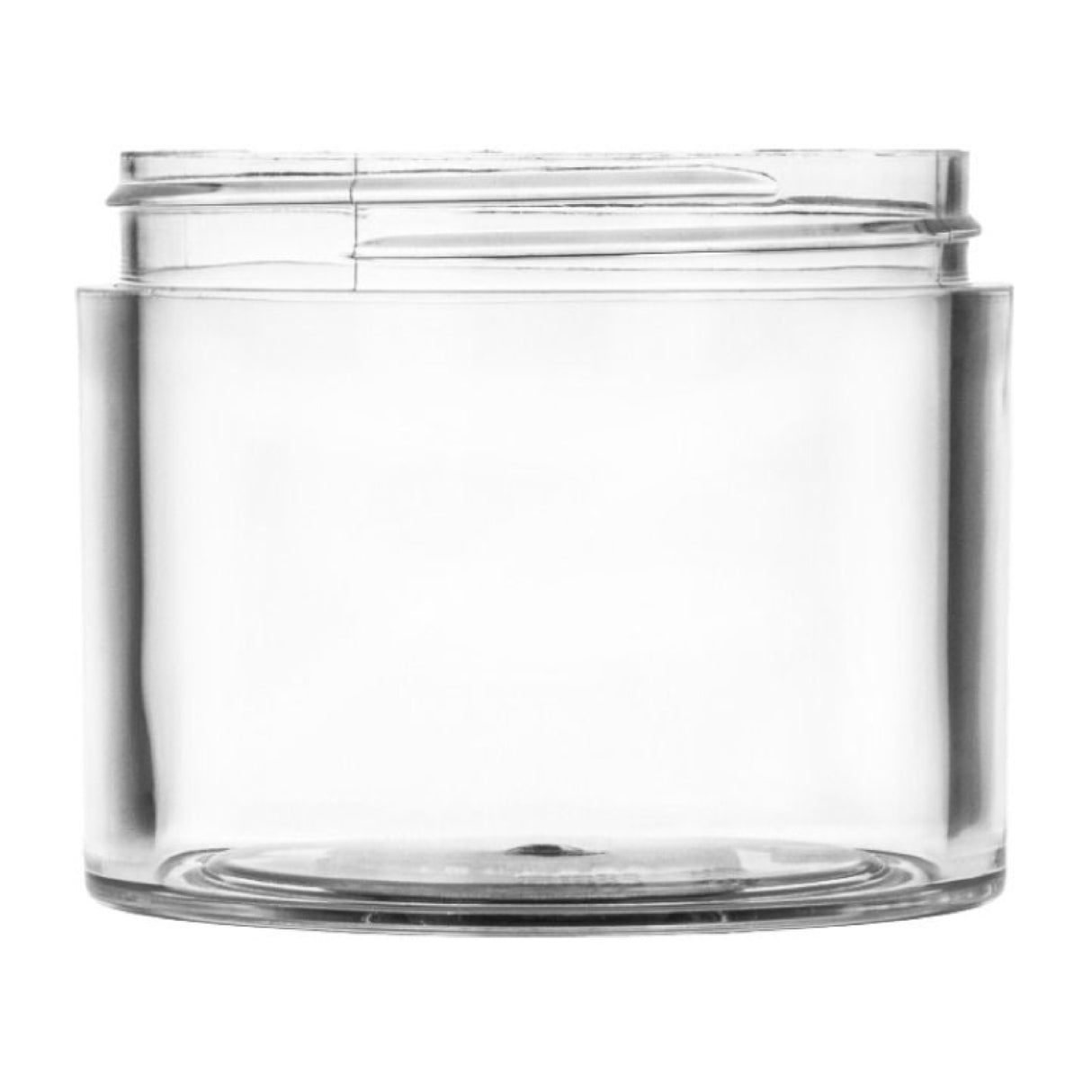 4 oz Thick Wall Plastic Jar Polystyrene - Clear - Plastic Jar | General Bottle Supply