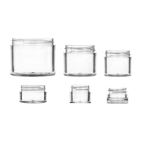 0.125 oz Thick Wall Plastic Jar Polystyrene - Clear - Plastic Jar | General Bottle Supply