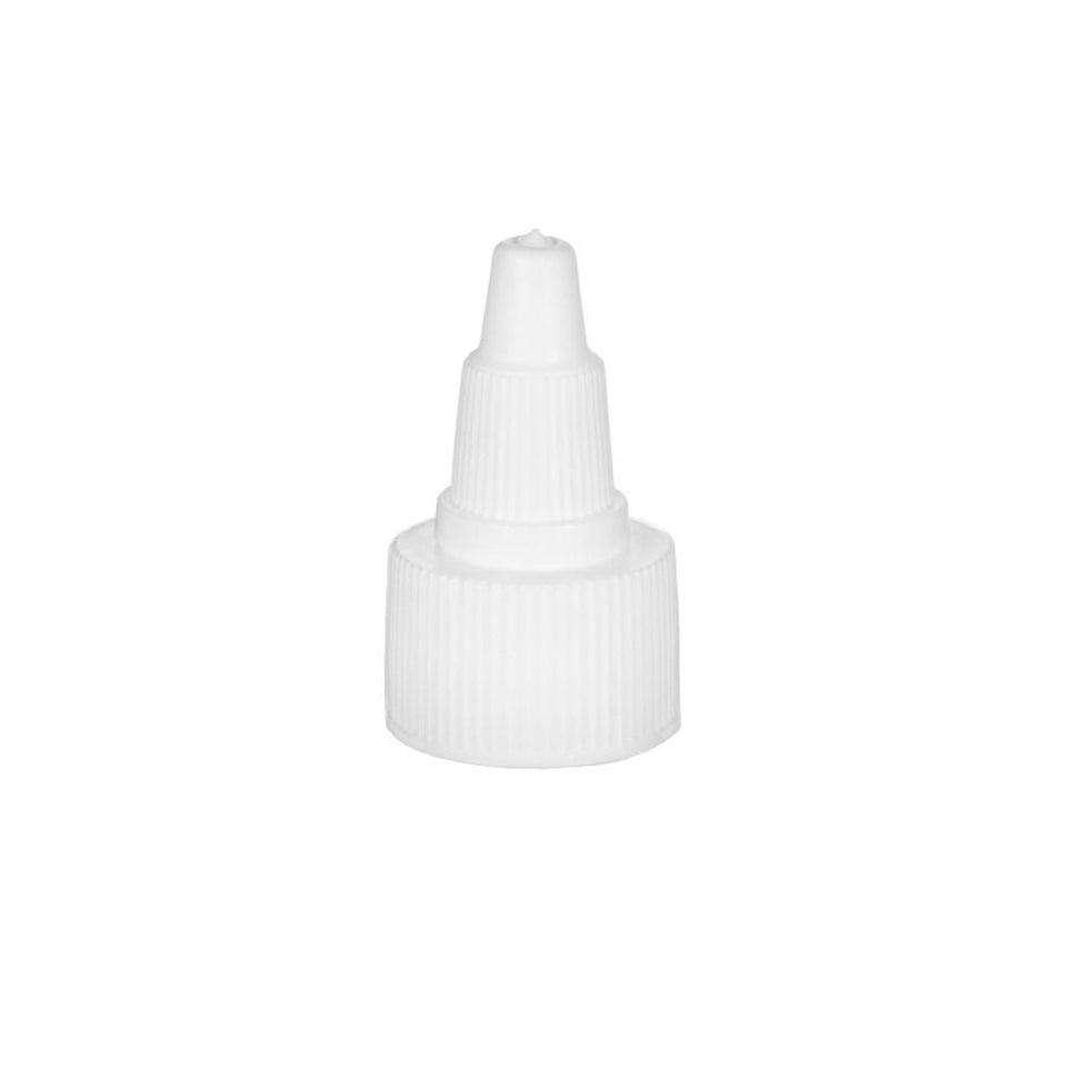 Twist Down Glue Caps - White (20/410) - Dispensing Caps | General Bottle Supply