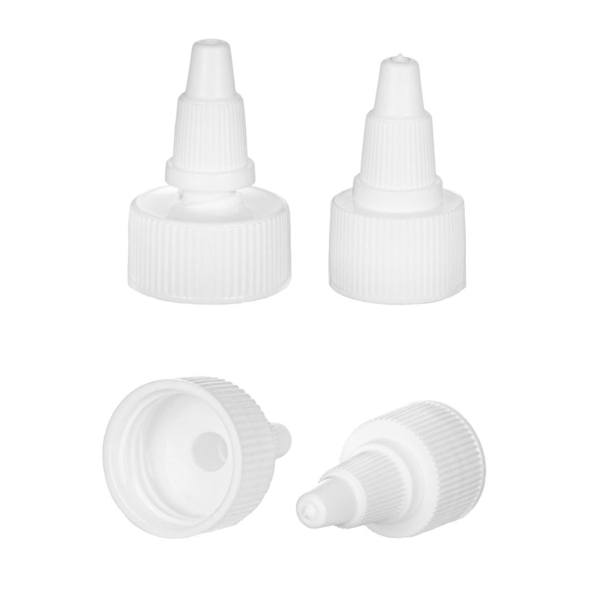 Twist Down Glue Caps - White (24/400) - Dispensing Caps | General Bottle Supply