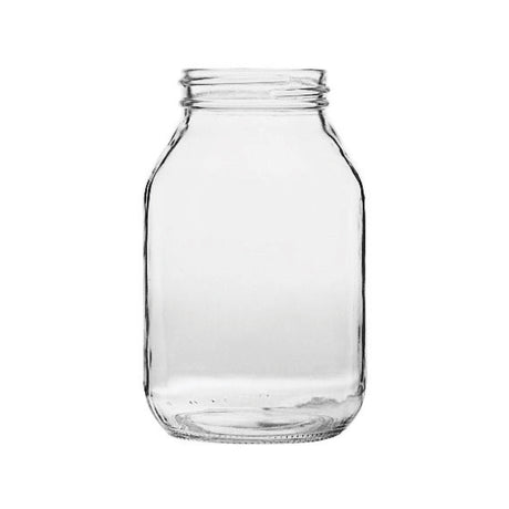 32 oz Universal Glass Jar - Flint - Glass Jar | General Bottle Supply