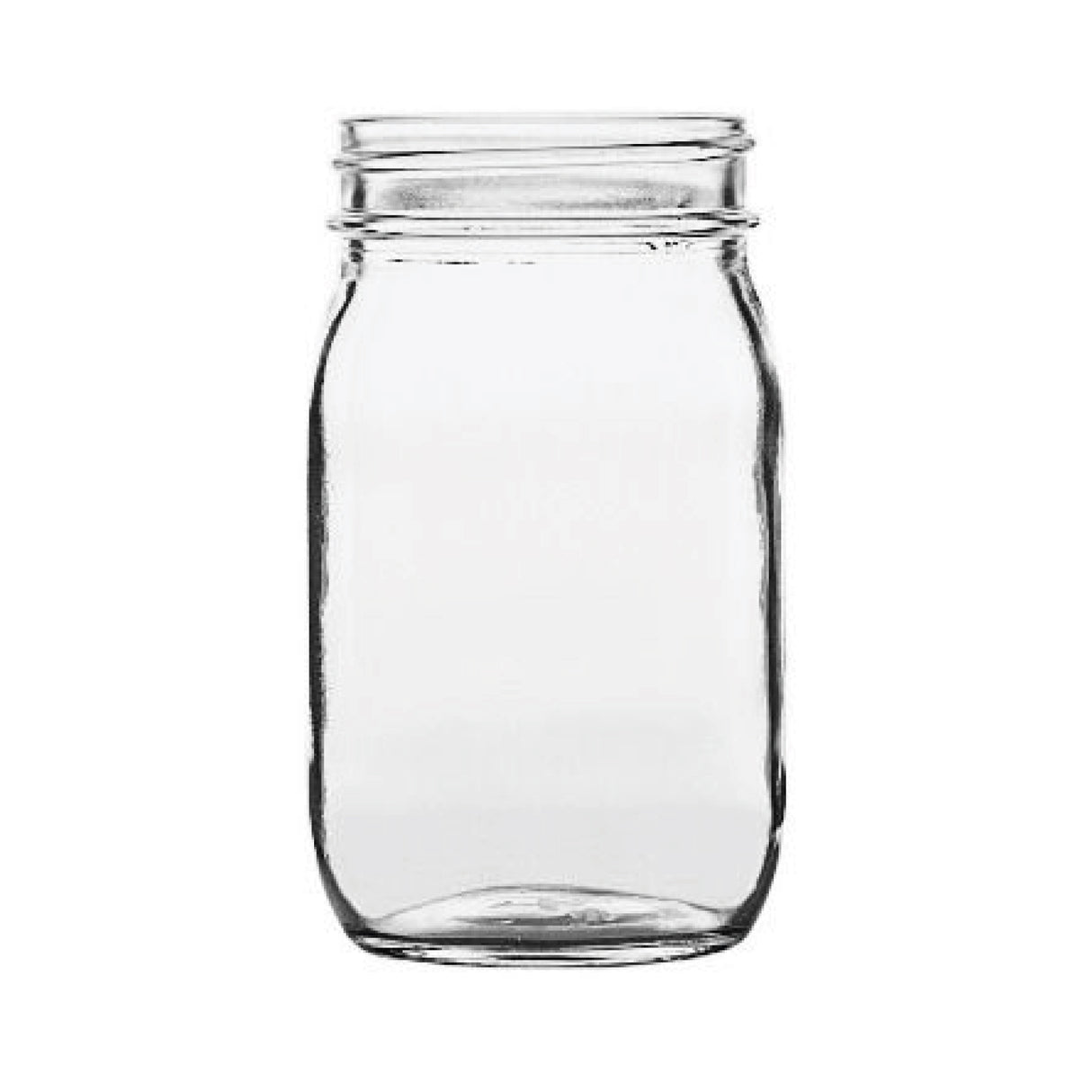 16 oz Universal Glass Jar - Flint - Glass Jar | General Bottle Supply