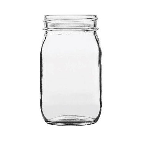 16 oz Universal Glass Jar - Flint - Glass Jar | General Bottle Supply