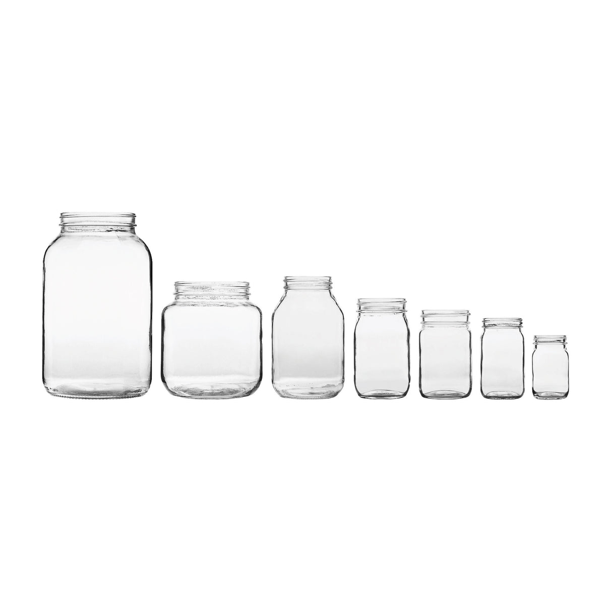 12 oz Universal Glass Jar - Flint - Glass Jar | General Bottle Supply