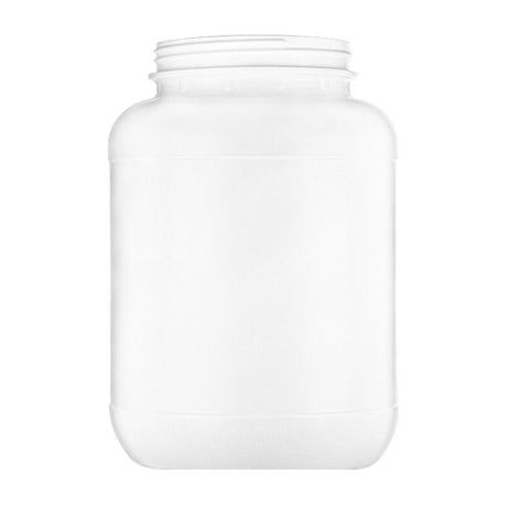 1 Gallon Wide Mouth HDPE Jars - White - Plastic Jar | General Bottle Supply