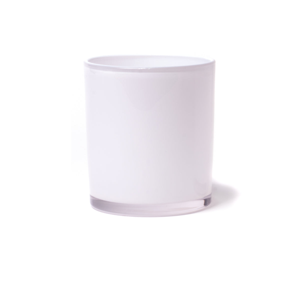 15oz Glass Candle Jar - White (Internal) - Glass Jar | General Bottle Supply