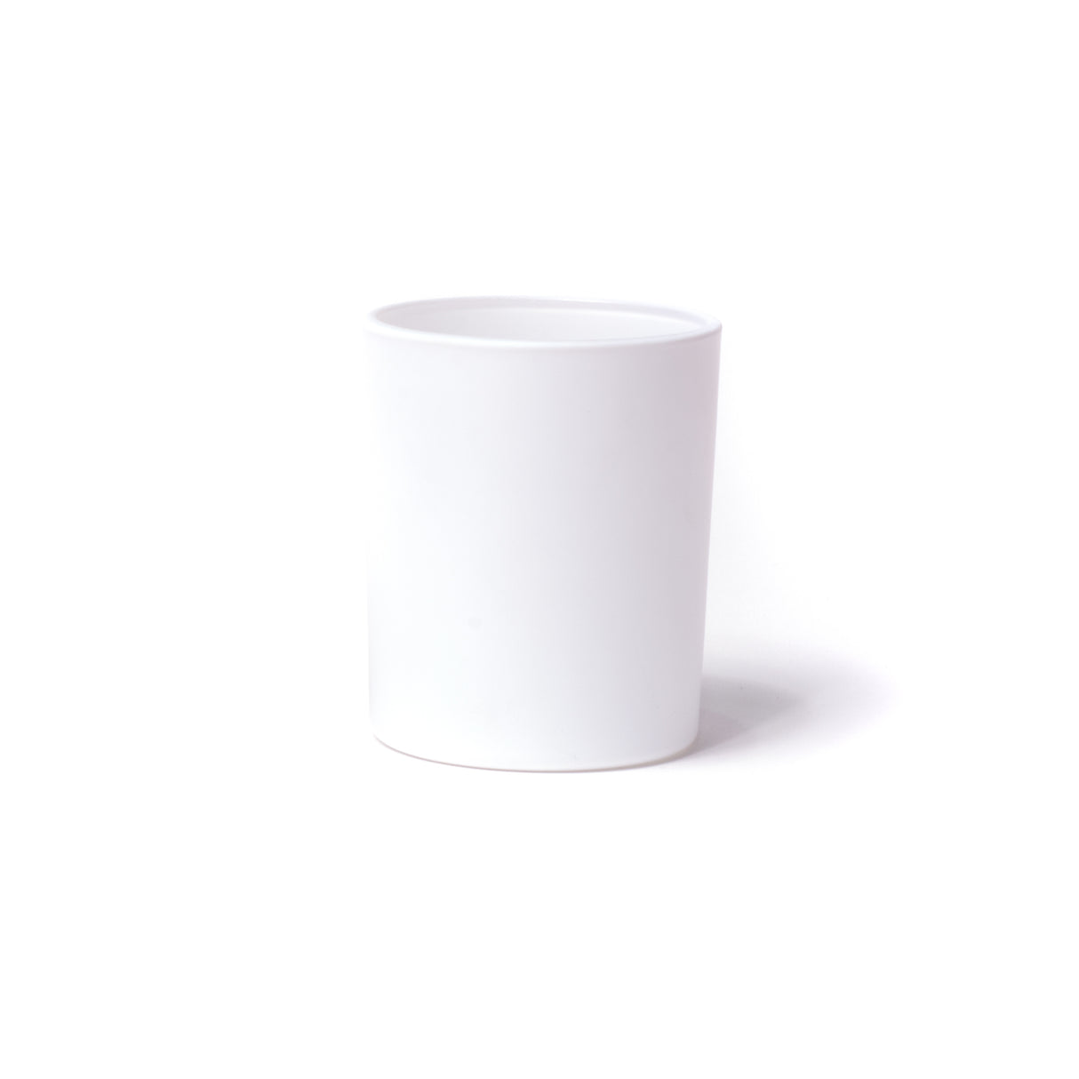 7oz Glass Candle Jar - Matte White - Glass Jar | General Bottle Supply