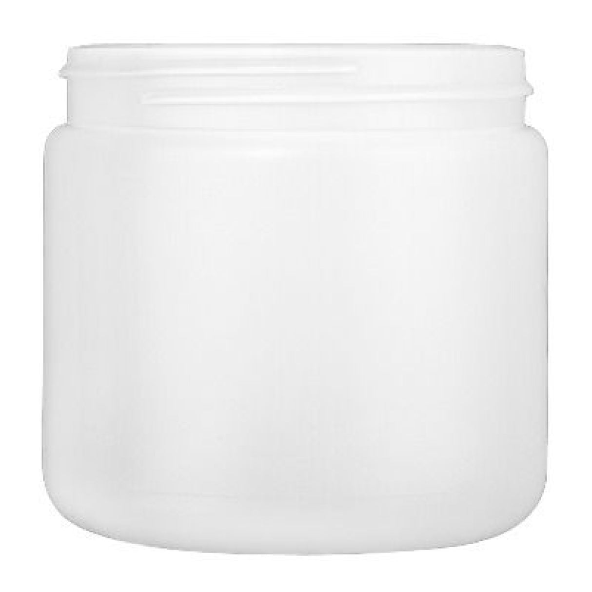 16 oz Wide Mouth HDPE Jars - Natural - Plastic Jar | General Bottle Supply
