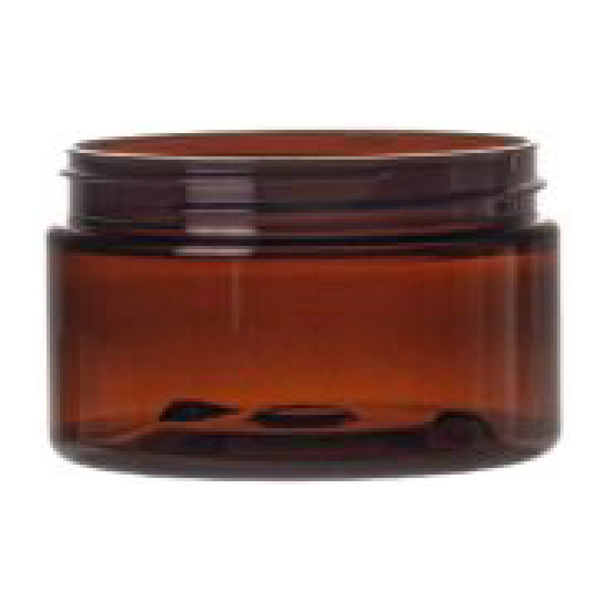 4 oz Wide Mouth PET Jars - Amber (Low Profile) - Plastic Jar | General Bottle Supply