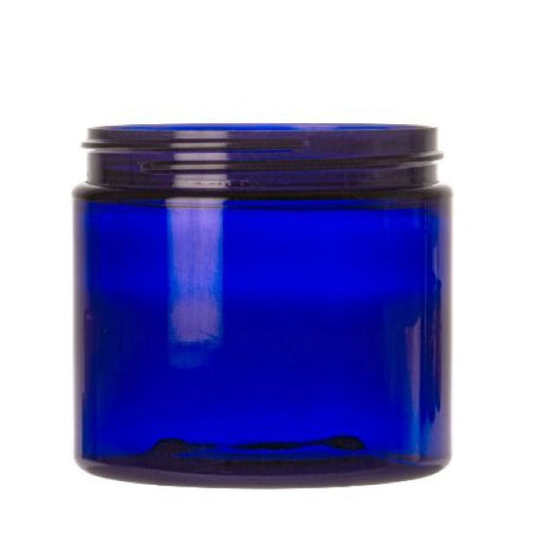 16 oz Wide Mouth PET Jars - Blue - Plastic Jar | General Bottle
