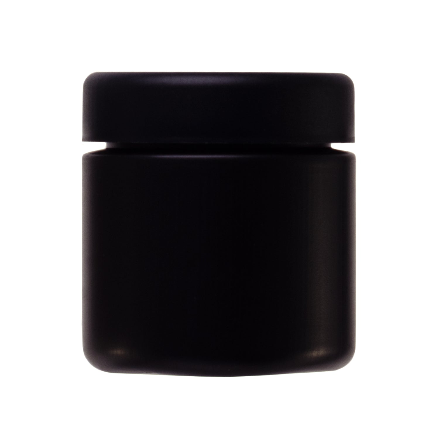 4oz Extra-Wide HDPE Jar (53/450) - Matte Black - Plastic Jar | General Bottle Supply