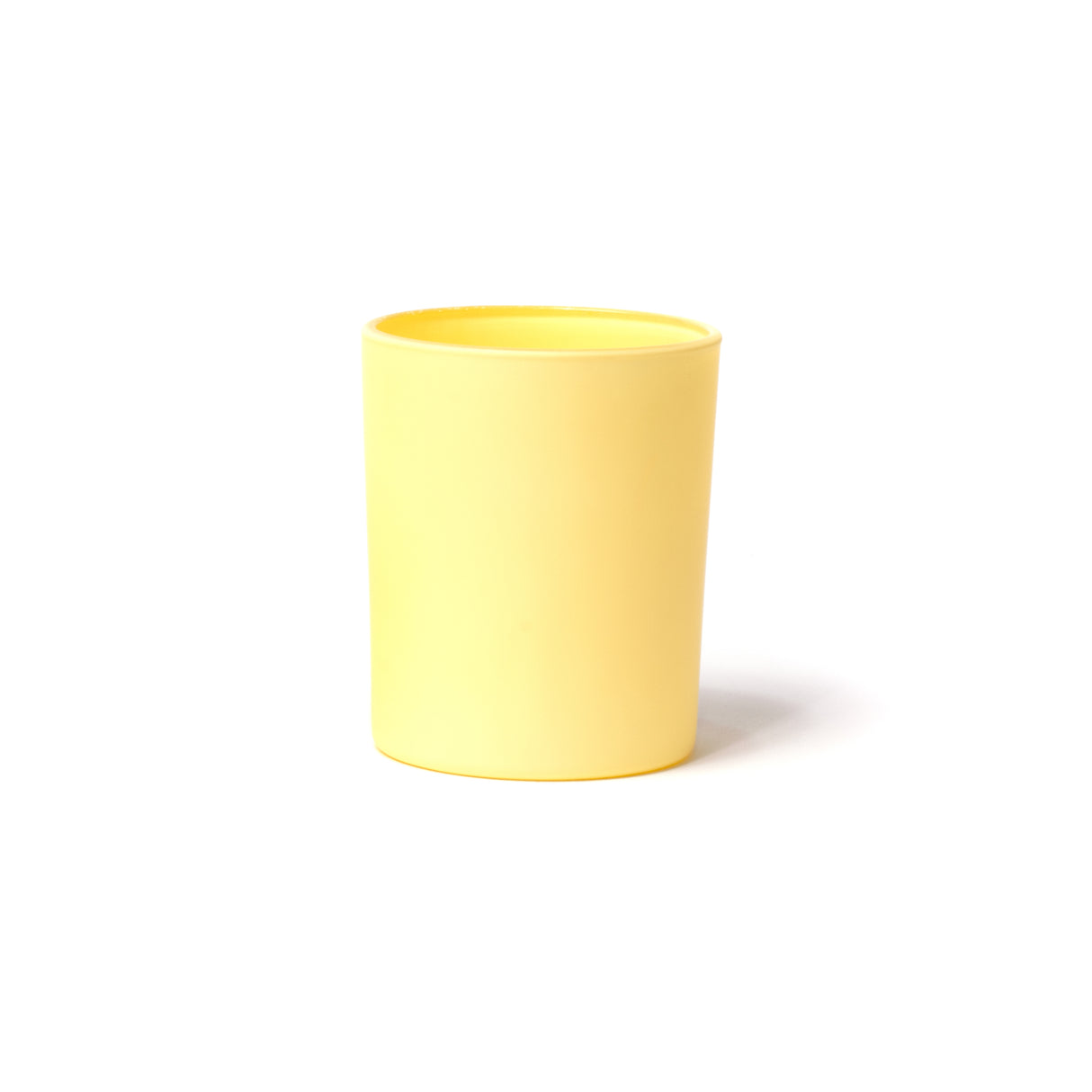 7oz Glass Candle Jar - Matte Yellow (Pastel) - Glass Jar | General Bottle Supply