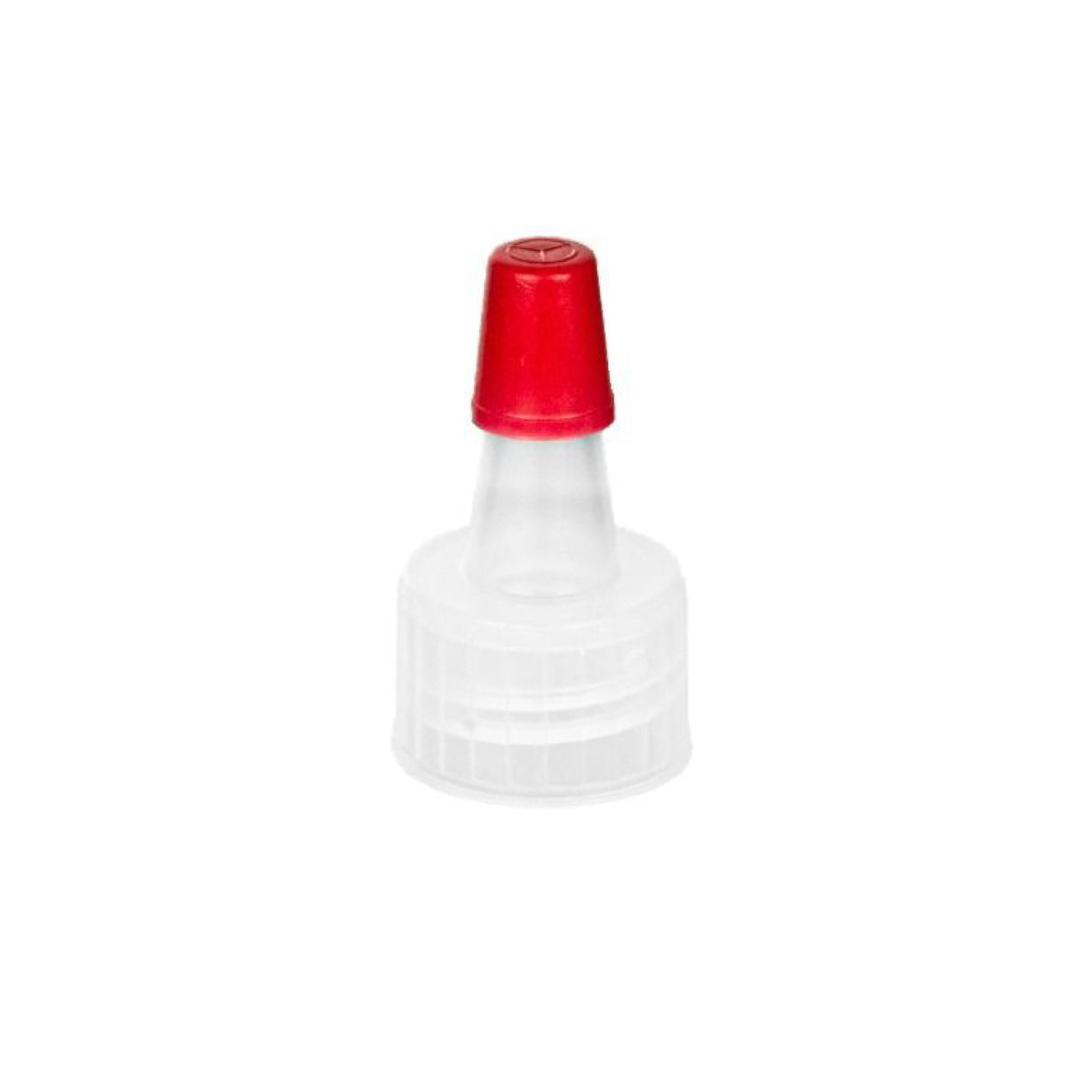 Yorker (Spouted) Caps - No Hole With Red Tip (20/410) - Dispensing Caps | General Bottle Supply