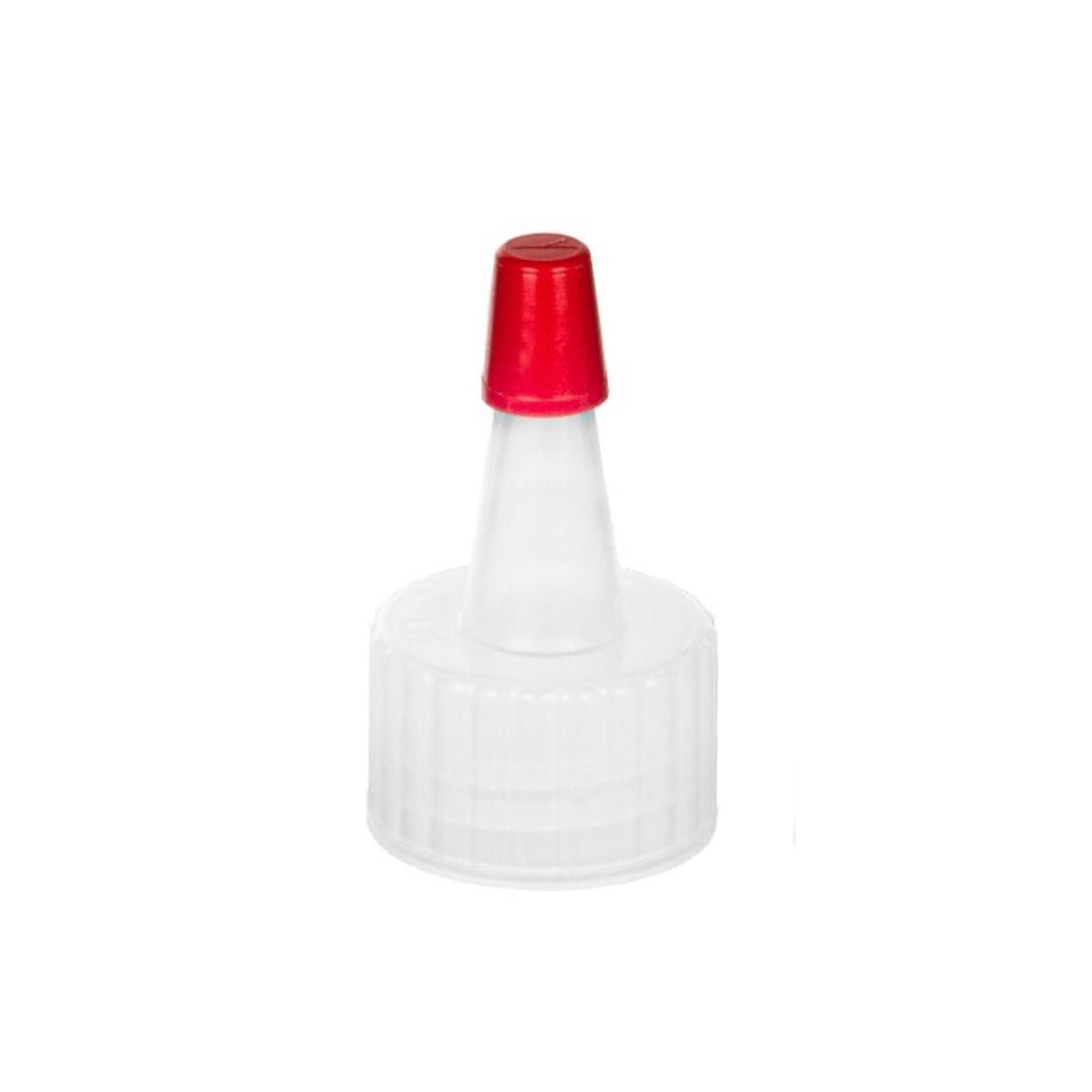Yorker (Spouted) Caps - No Hole With Red Tip (24/410) - Dispensing Caps | General Bottle Supply