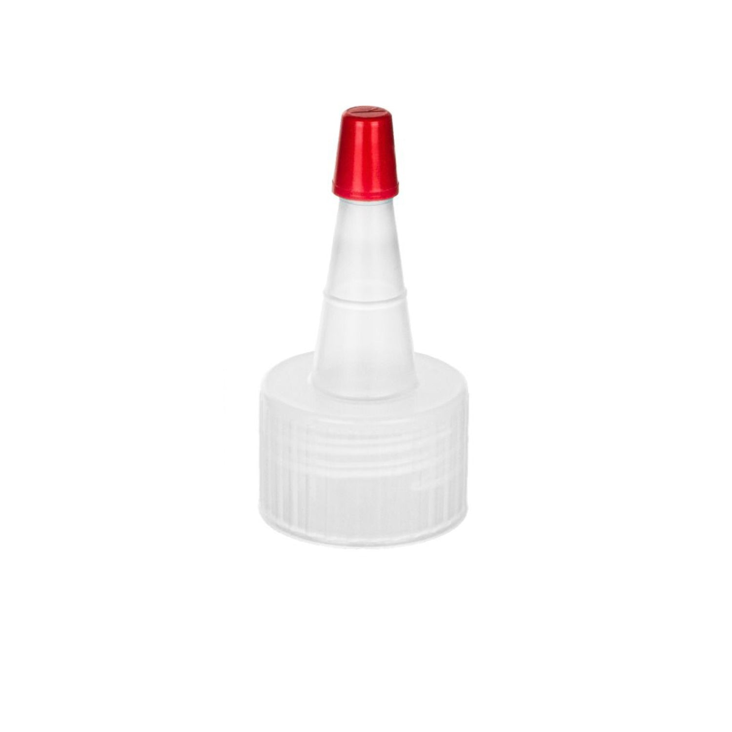 Yorker (Spouted) Caps - No Hole With Red Tip (28/400) - Dispensing Caps | General Bottle Supply
