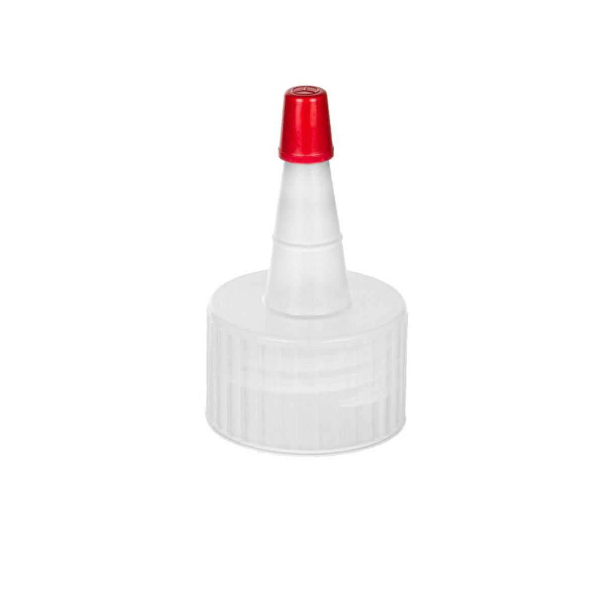 Yorker (Spouted) Caps - No Hole With Red Tip (28/410) - Dispensing Caps | General Bottle Supply