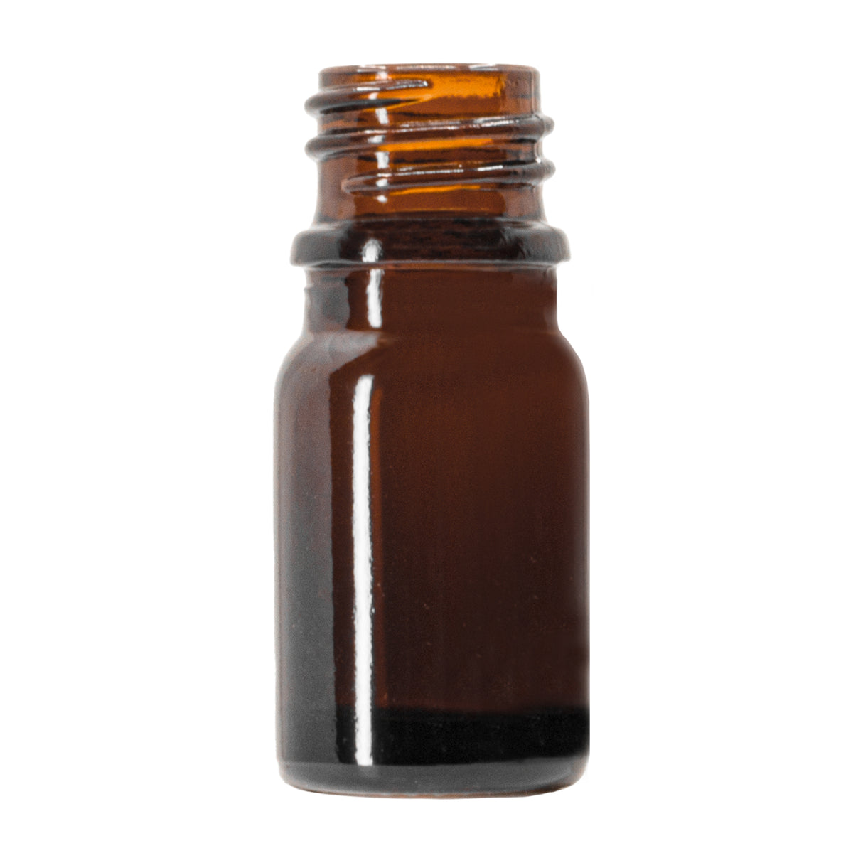 5 ml Aromatherapy Boston Round Bottle - Amber - Glass Bottle | General Bottle Supply