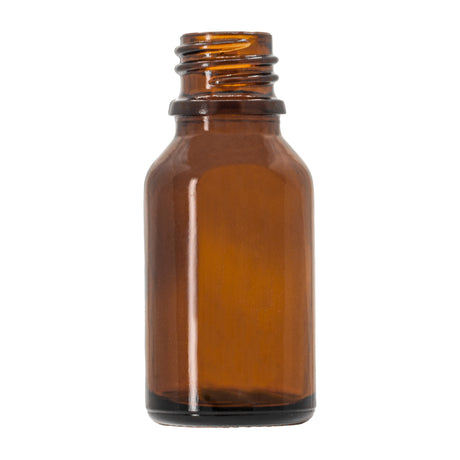 15 ml Aromatherapy Boston Round Bottle - Amber - Glass Bottle | General Bottle Supply