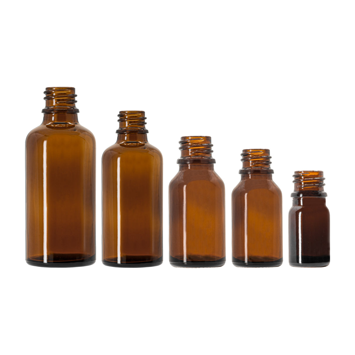 15 ml Aromatherapy Boston Round Bottle - Amber - Glass Bottle | General Bottle Supply