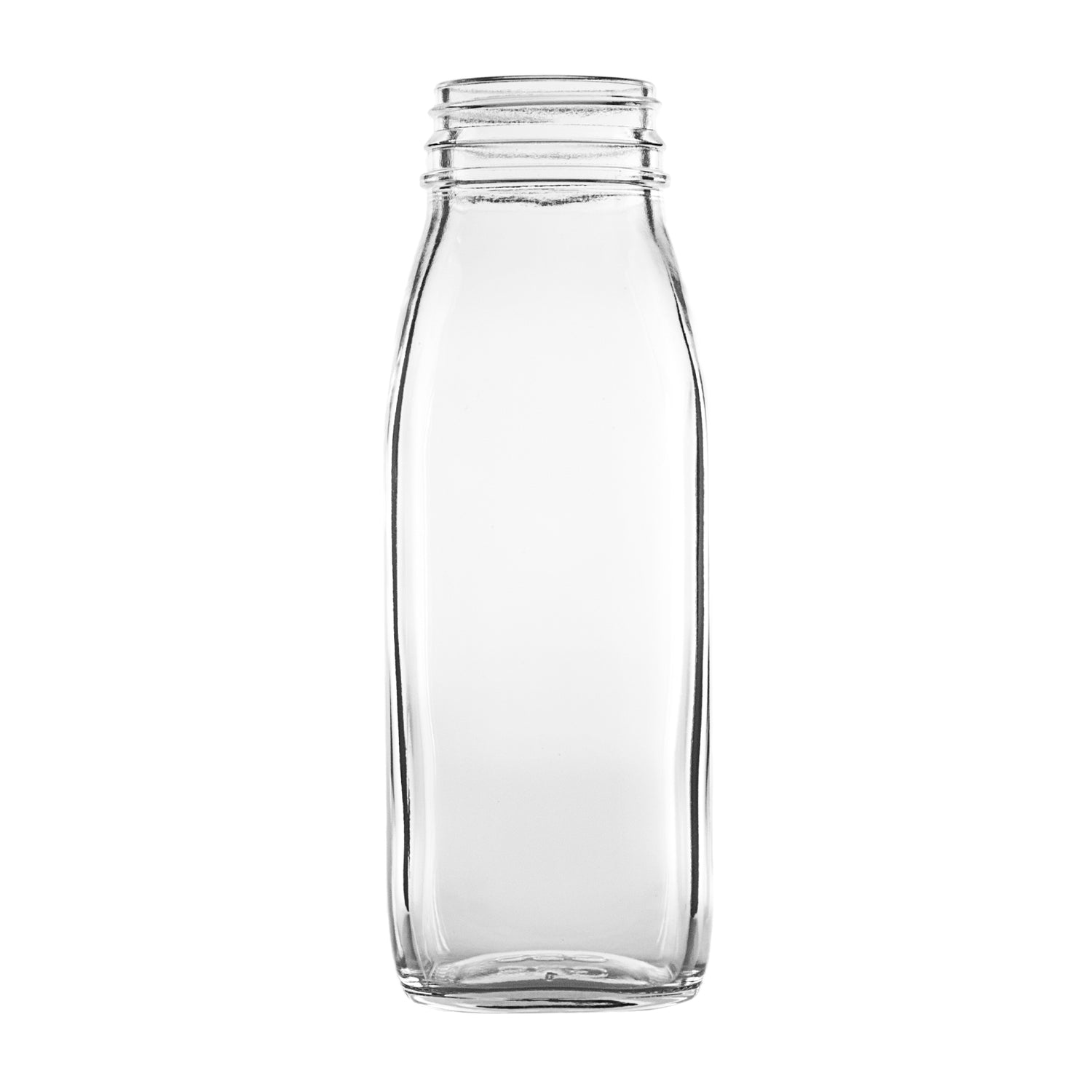 15 oz Beverage Square Bottle - Glass Bottle | General Bottle Supply