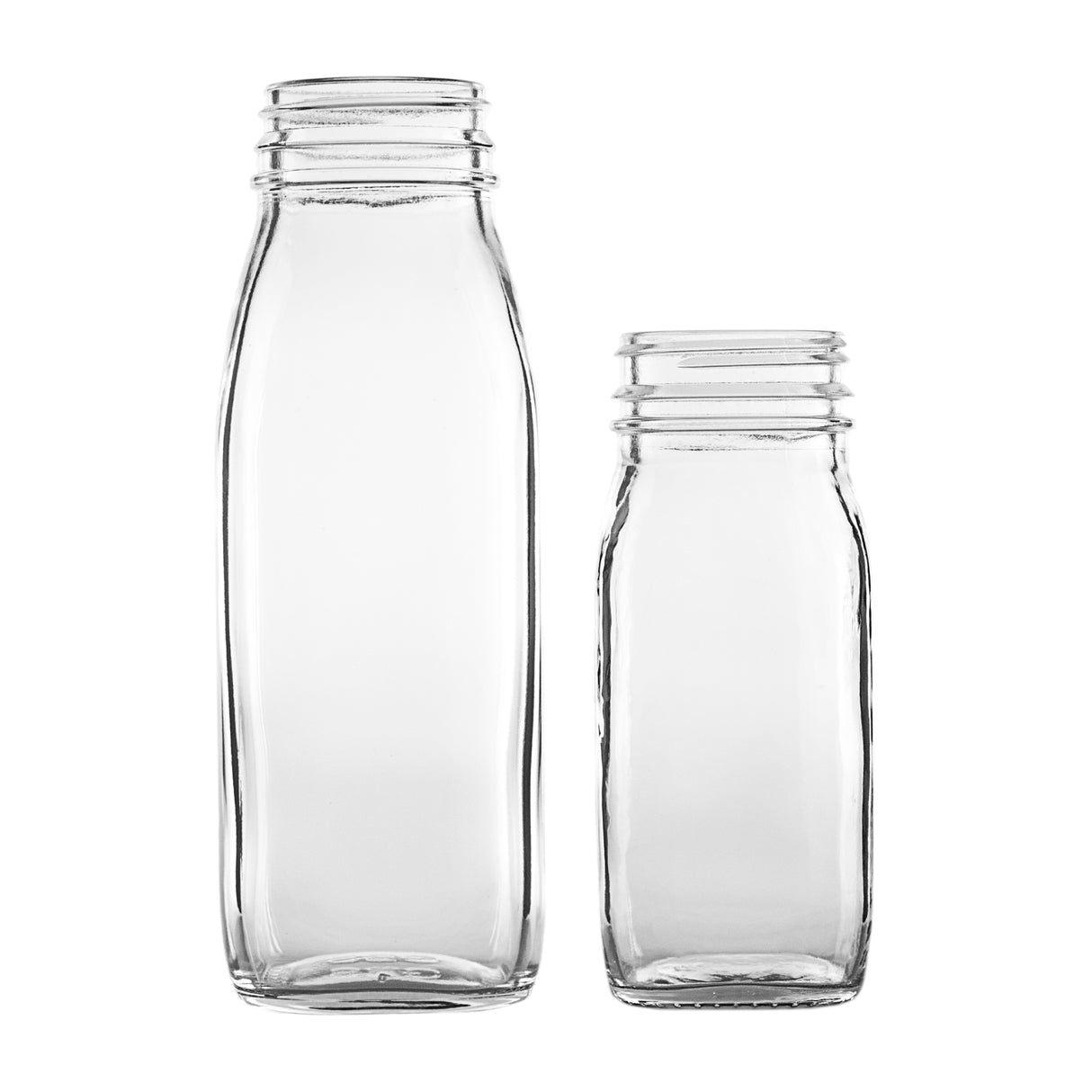 15 oz Beverage Square Bottle - Glass Bottle | General Bottle Supply