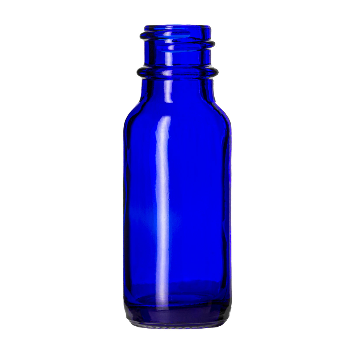 0.5 oz Boston Round Bottle - Cobalt Blue - Glass Bottle | General Bottle Supply