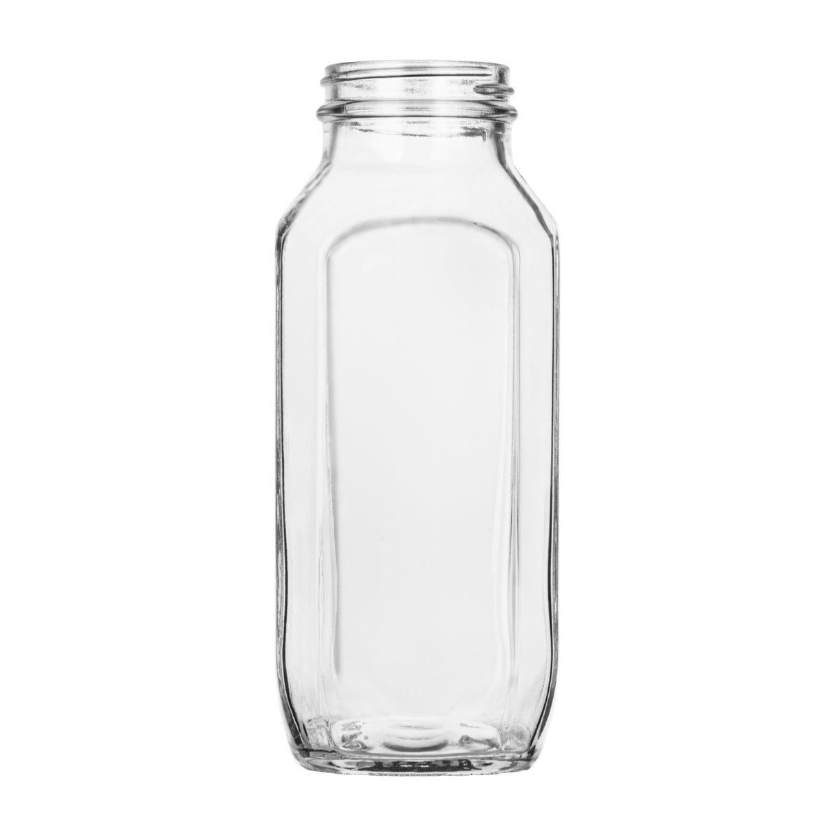 16 oz French Square Bottle - Glass Bottle | General Bottle Supply