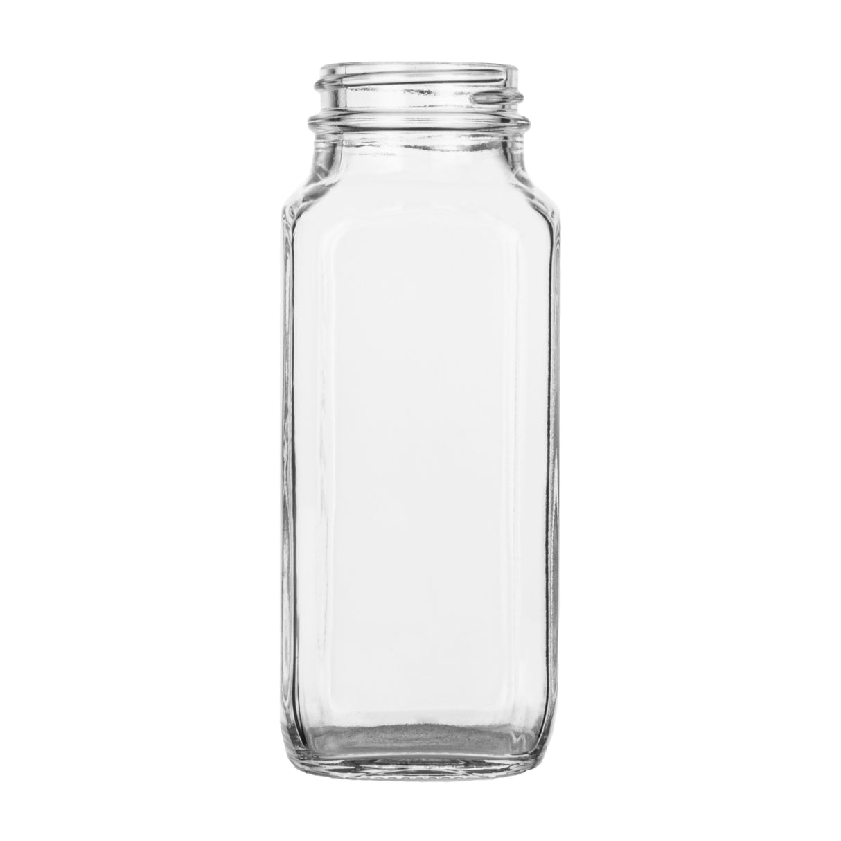 8 oz French Square Bottle - Glass Bottle | General Bottle Supply